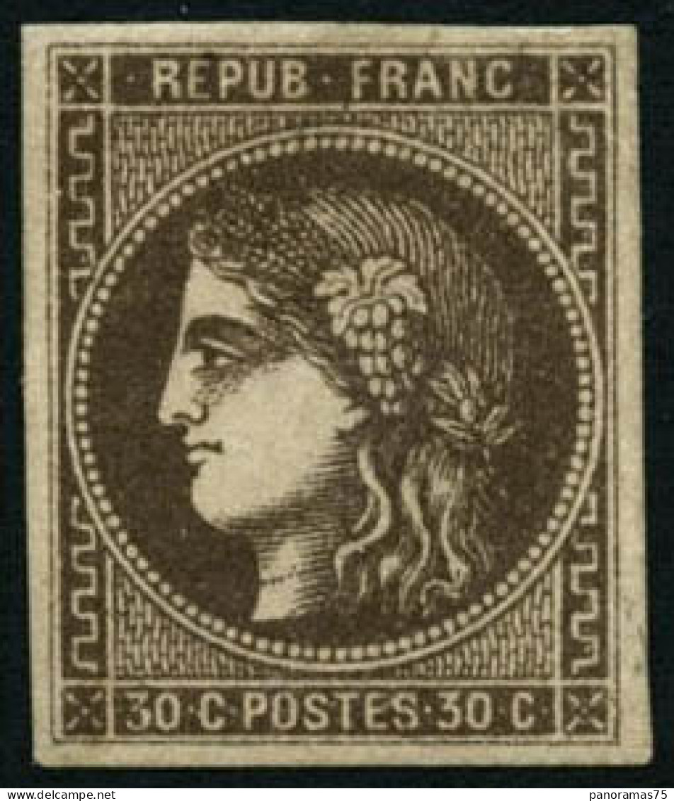 ** N°47 30c Brun - TB - 1870 Emission De Bordeaux