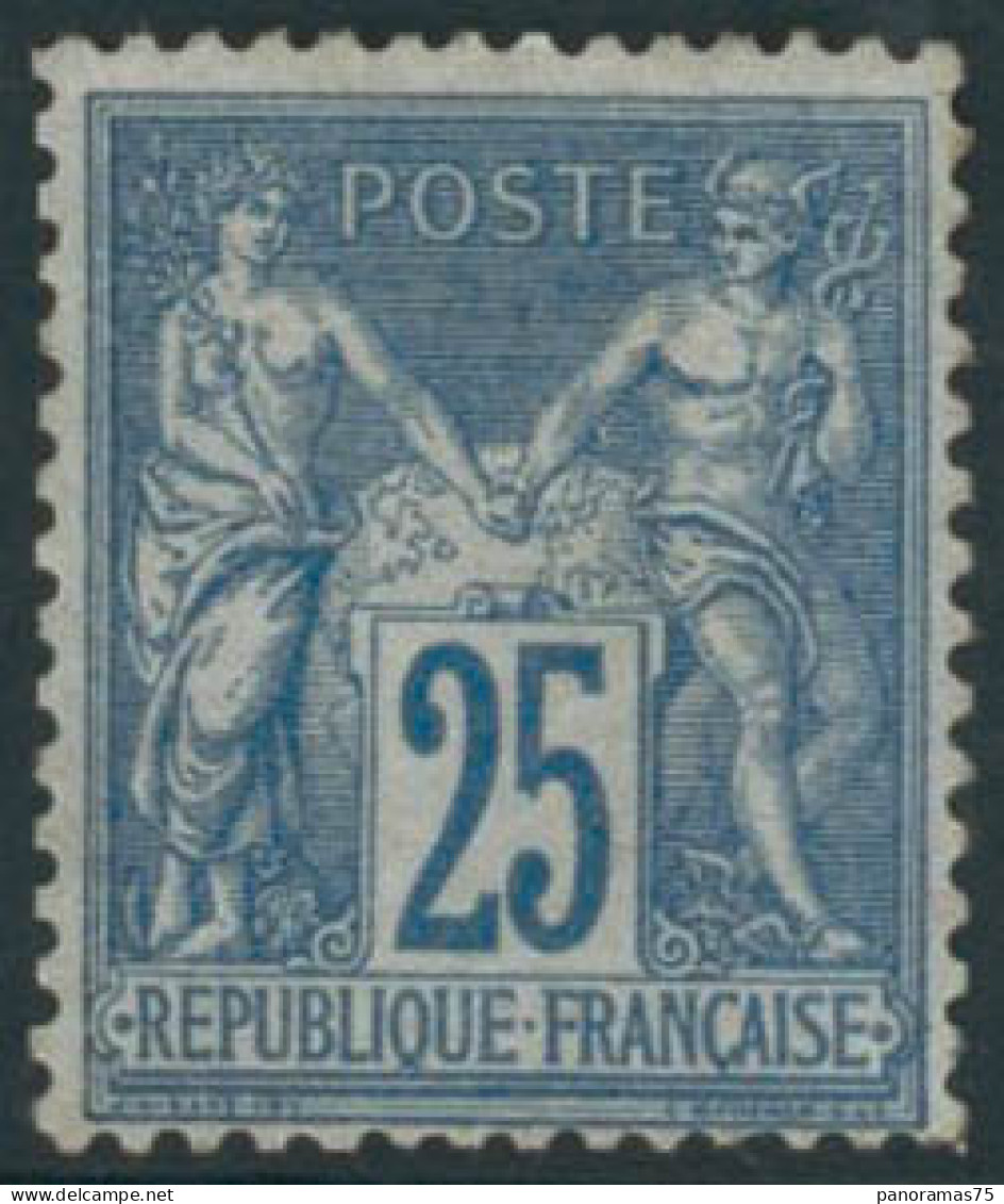** N°79 25c Bleu, Signé Calves - TB - 1876-1898 Sage (Tipo II)
