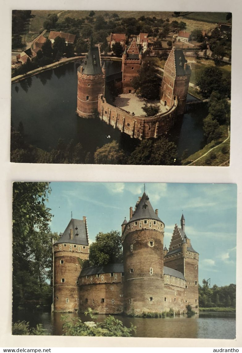 2 Carte Postale Château Féodal De Beersel - Beersel