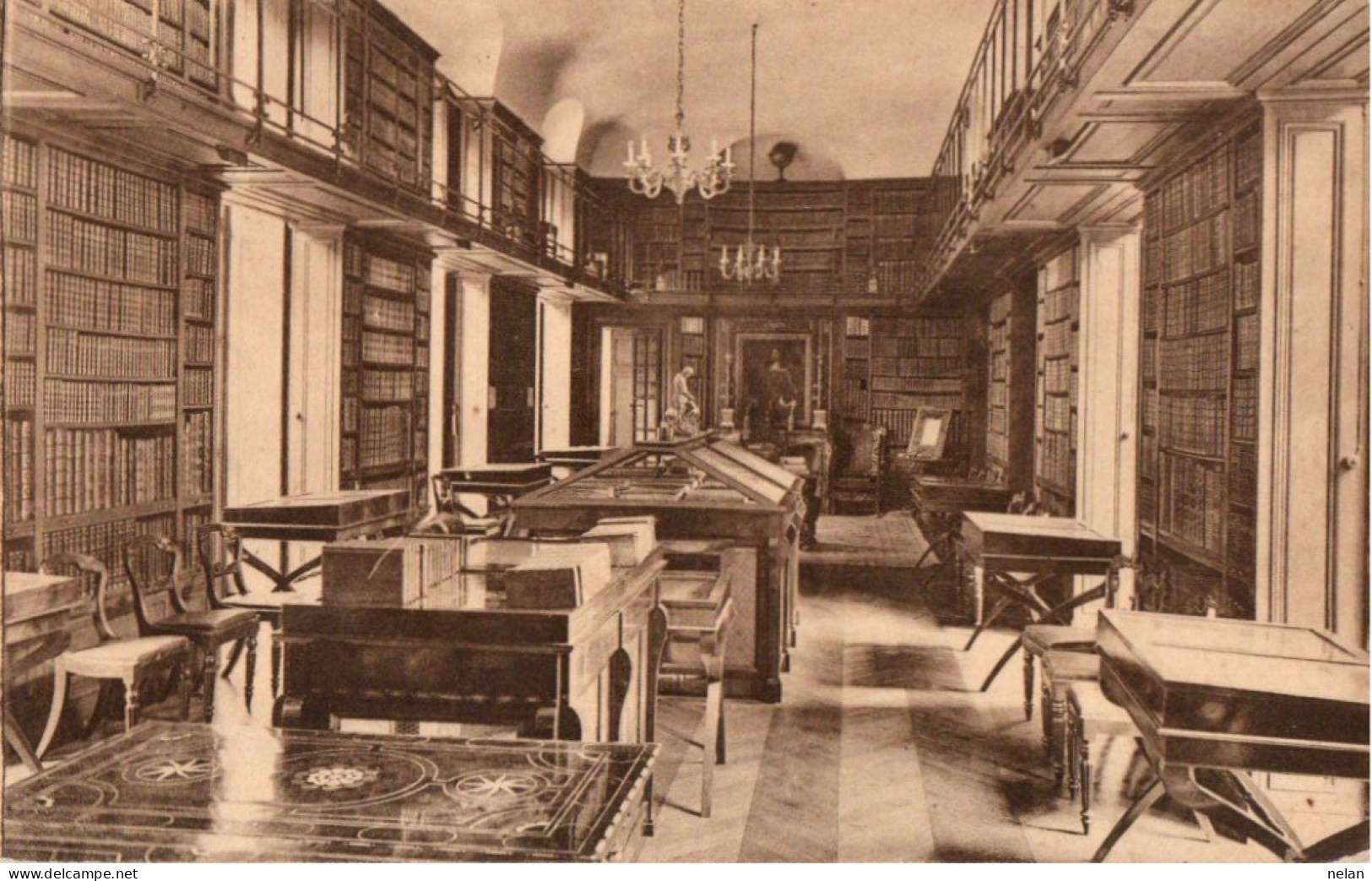 INTERIEUR DU CHATEAU DE BELOEIL - LA BIBLIOTHEQUE - F.P. - Belöil