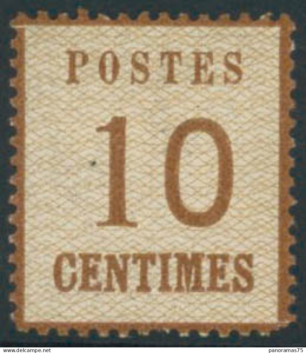 ** N°5 10c Bistre- Brun Signé Roumet - TB - Other & Unclassified