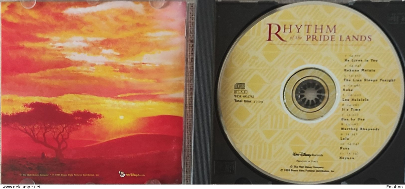 BORGATTA - FILM MUSIC  - Cd LEBO M.  - RHYTHM OF THE PRIDE LANDS - WALT DISNEY RECORDS 1995 - USATO In Buono Stato - Filmmuziek