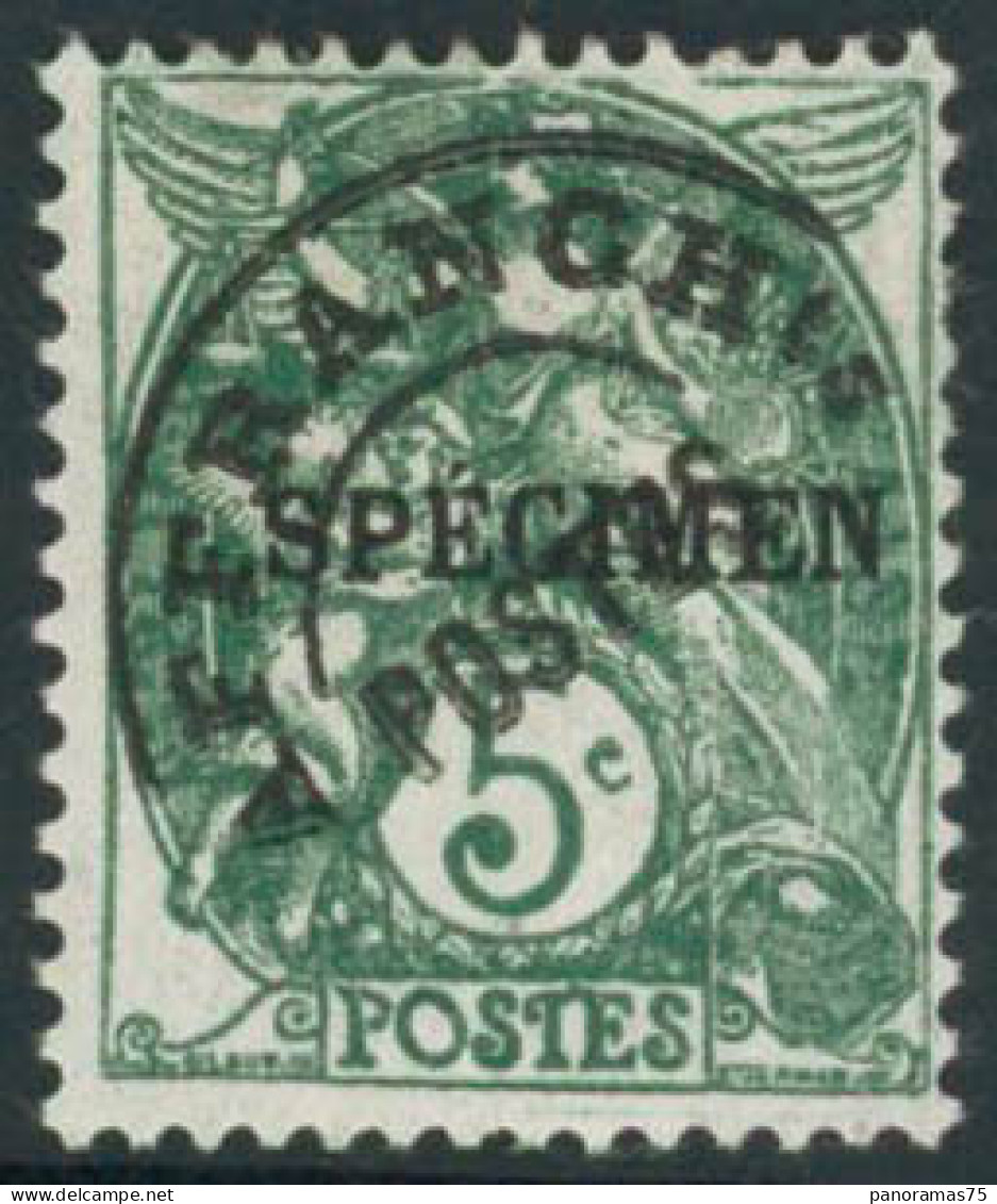 ** N°41CI1 5c Vert, Signé Roumet - TB - Cursussen