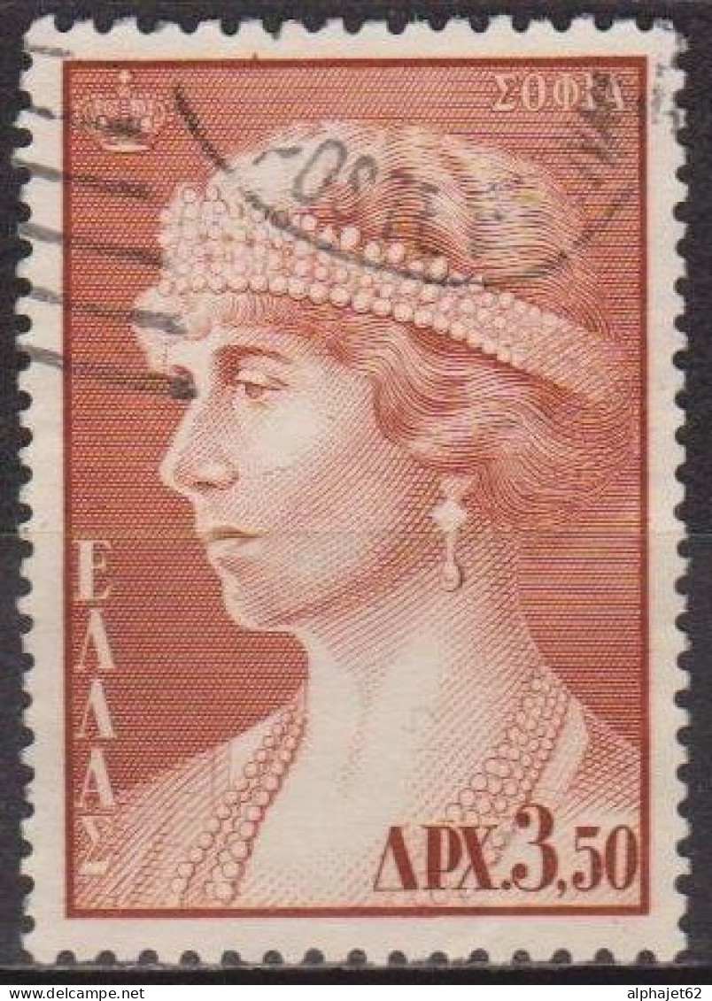 Famille Royale - GRECE - Reine Sophie - N° 632 - 1956 - Usati