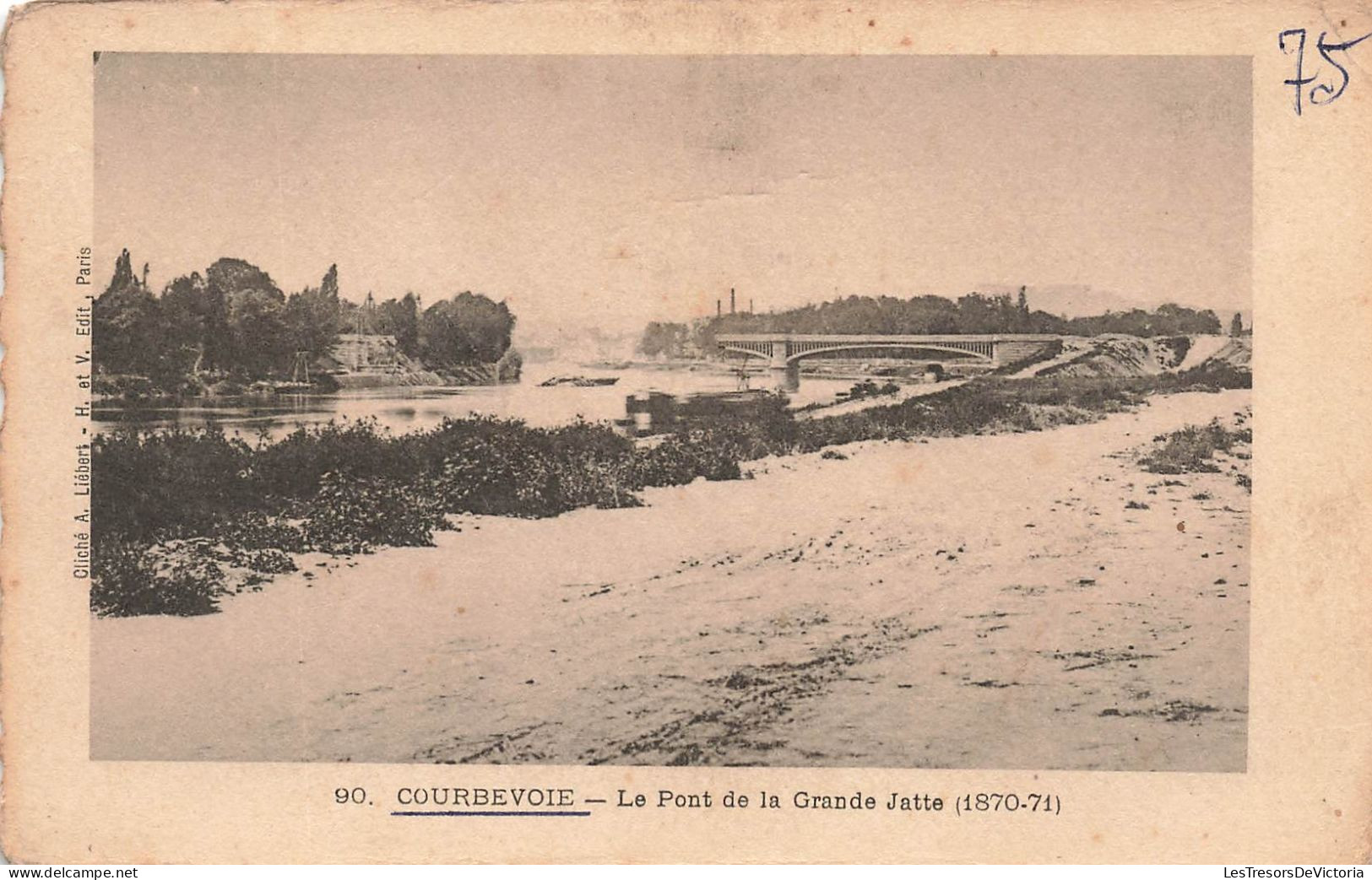 FRANCE - Courbevoie - Vue Sur Le Pont De  La Grande Jatte - Carte Postale Ancienne - Courbevoie