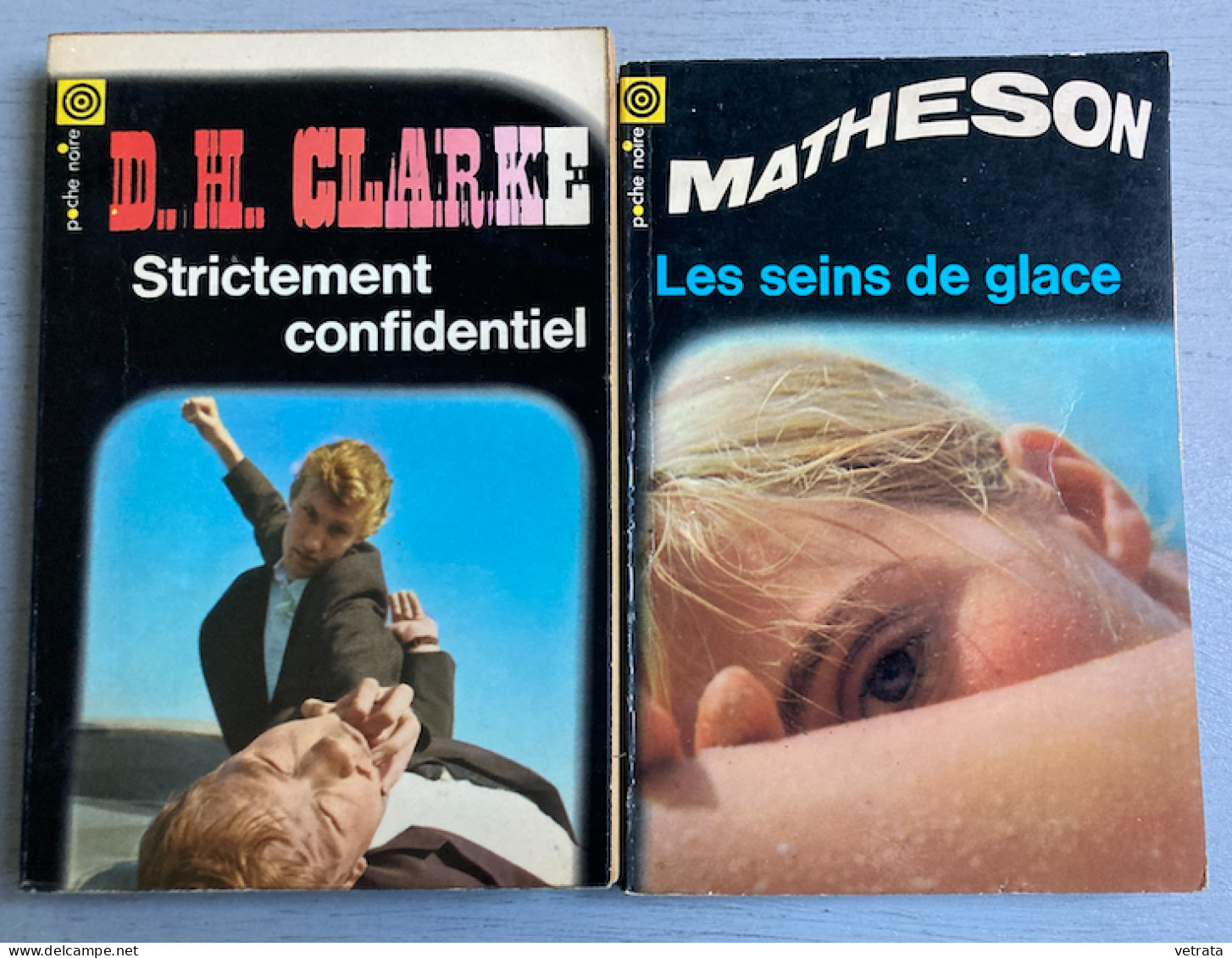 5 Livres Poche Noire : D.H. Clarke/P. Cheney/Matheson/J. Gunn & Charles Williams (1968/71) - Loten Van Boeken