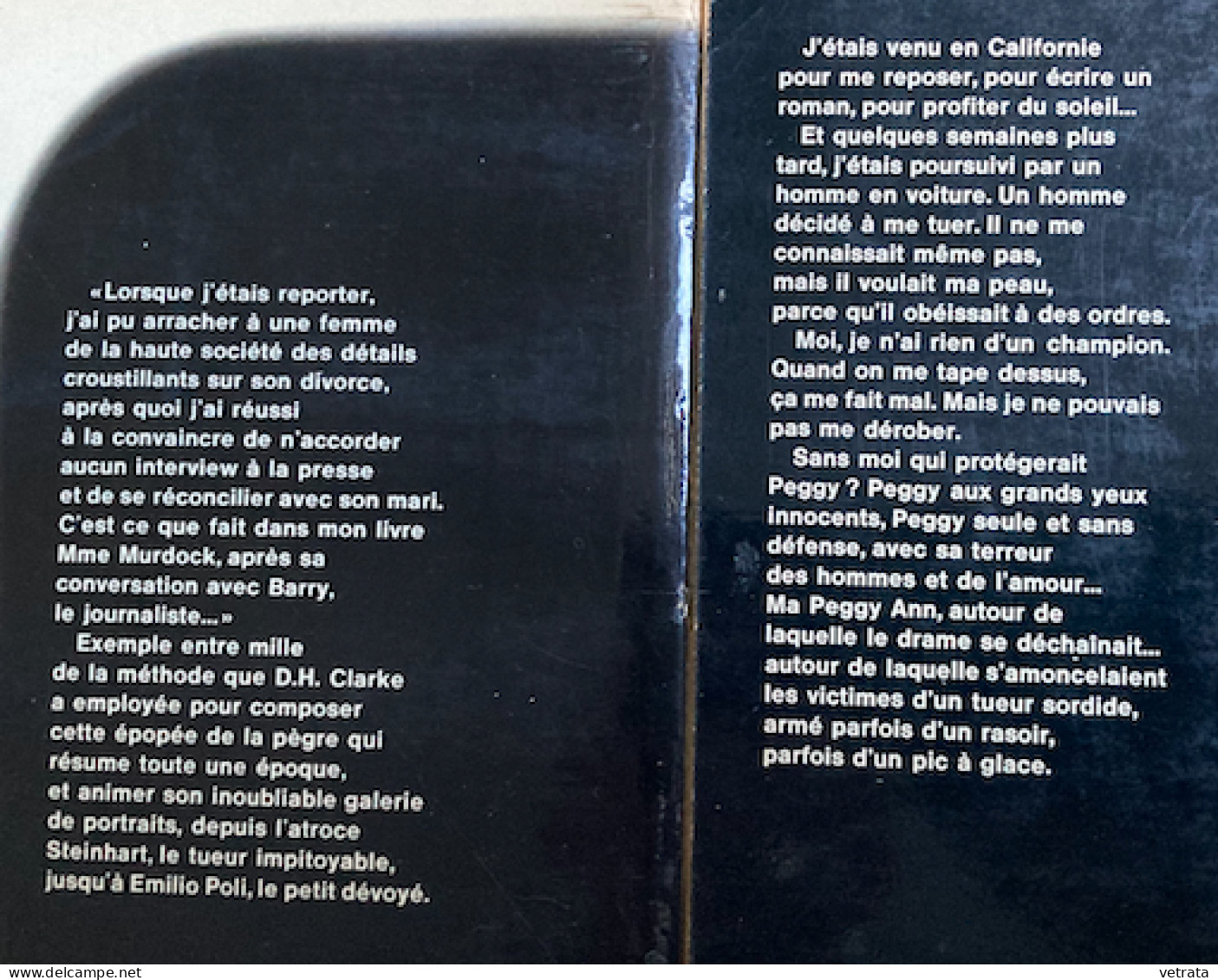 5 Livres Poche Noire : D.H. Clarke/P. Cheney/Matheson/J. Gunn & Charles Williams (1968/71) - Paquete De Libros