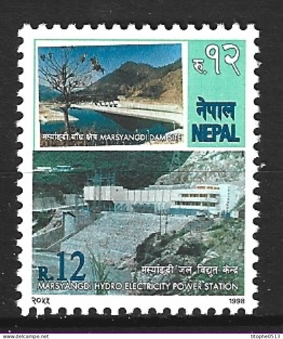 NEPAL. N°648 De 1998. Station Hydro-électrique. - Water