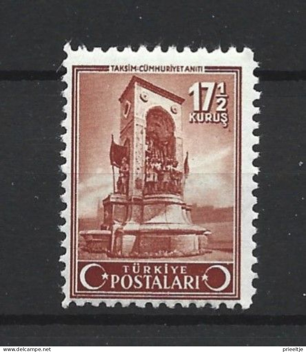 Turkey 1943 Monument Y.T. 986  * - Unused Stamps