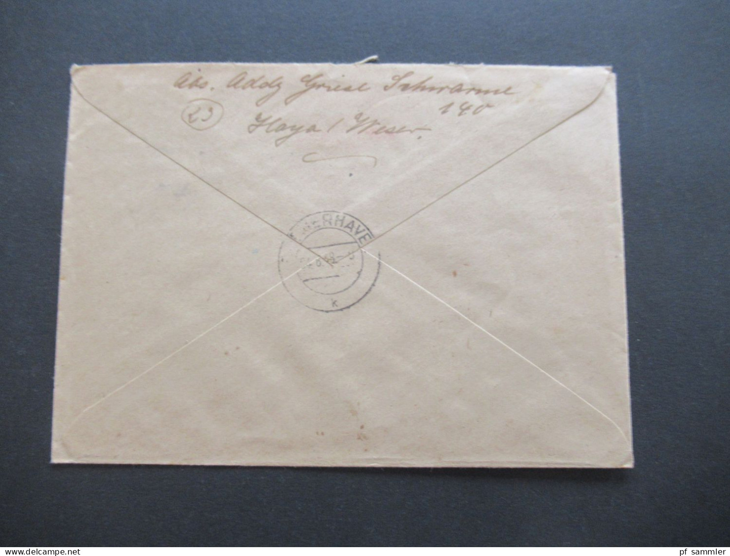 Bizone 7.1948 Netzaufdruck Mi.Nr.50 II MiF Mit Nr.36 I (2) Einschreiben Not R-Zettel Gestempel Bremerhaven Tagesstp. Wes - Lettres & Documents