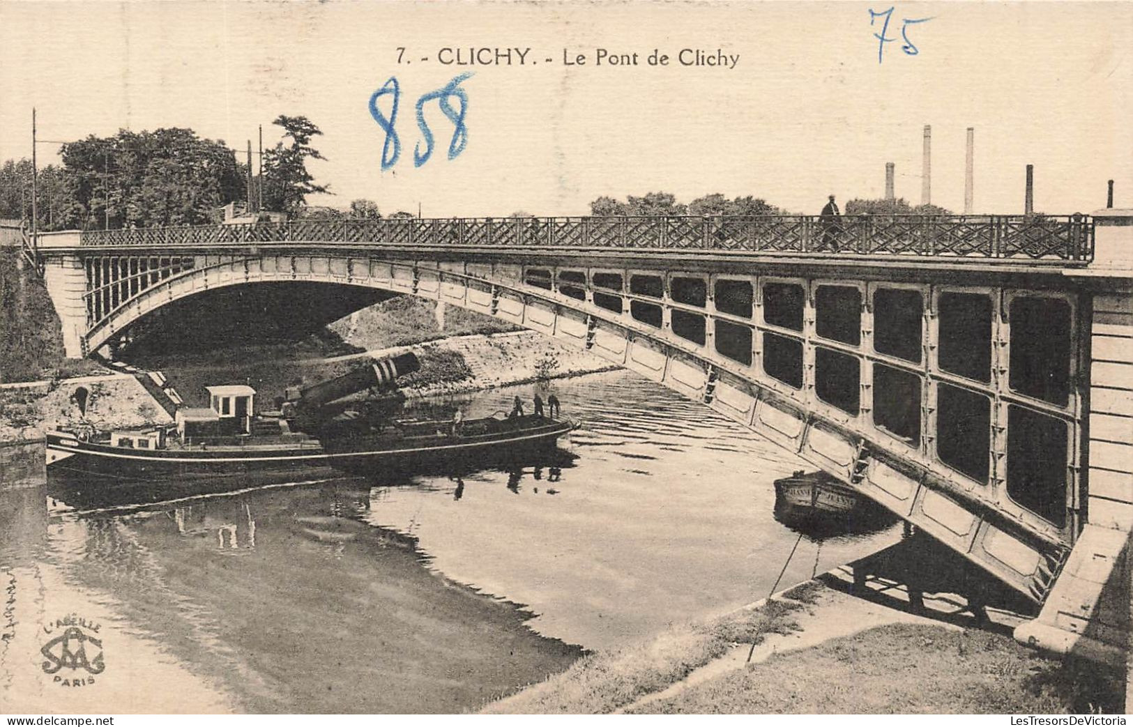 FRANCE - Clichy - Vue Sur Le Pont De Clichy - Carte Postale Ancienne - Clichy
