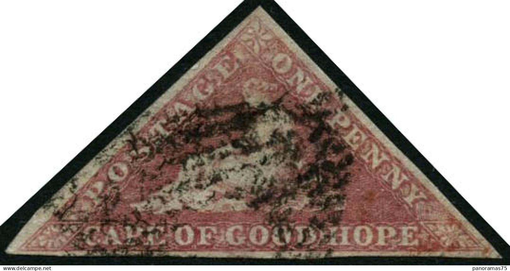 Obl. N°3 1p Rose-rouge - TB - Cape Of Good Hope (1853-1904)
