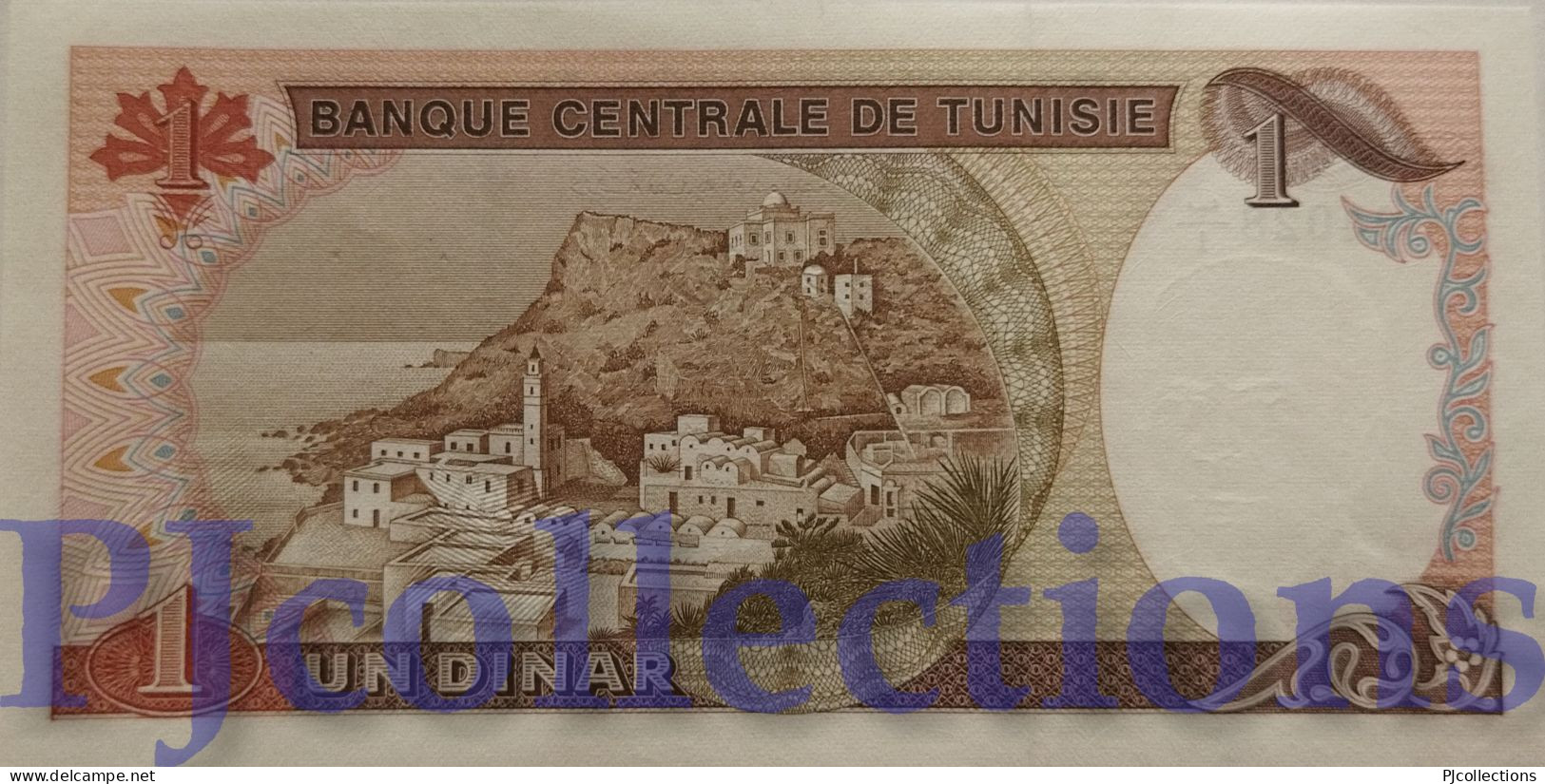 TUNISIA 1 DINAR 1980 PICK 74 UNC - Tunesien