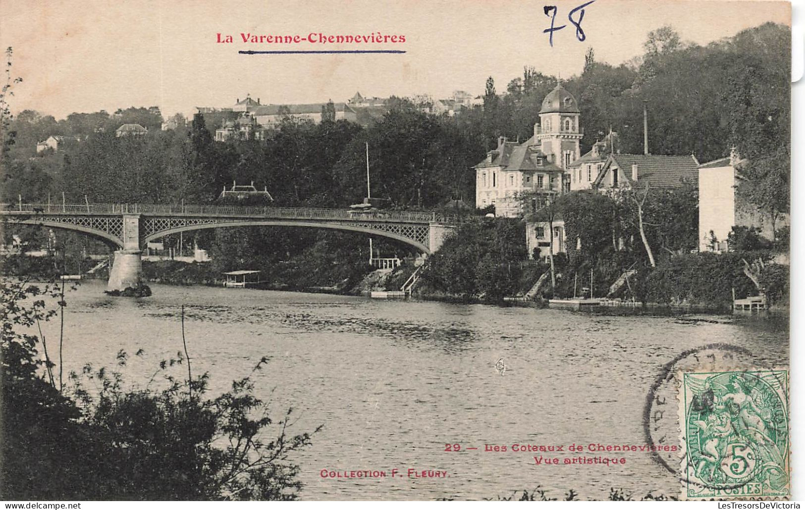 FRANCE - La Varenne Chennevières - Les Coteaux De Chennevières - Vue Artistique - Carte Postale Ancienne - Chennevieres Sur Marne