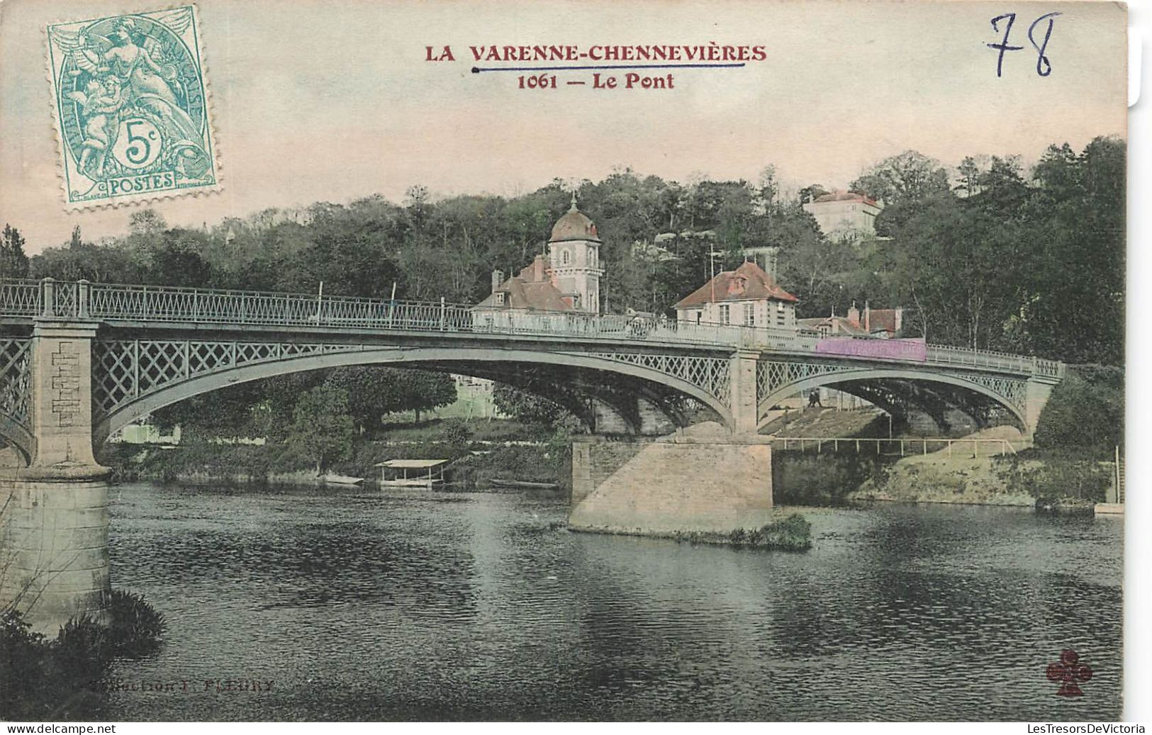 FRANCE - La Varenne Chennevières - Vue Sur Le Pont - Colorisé - Carte Postale Ancienne - Chennevieres Sur Marne