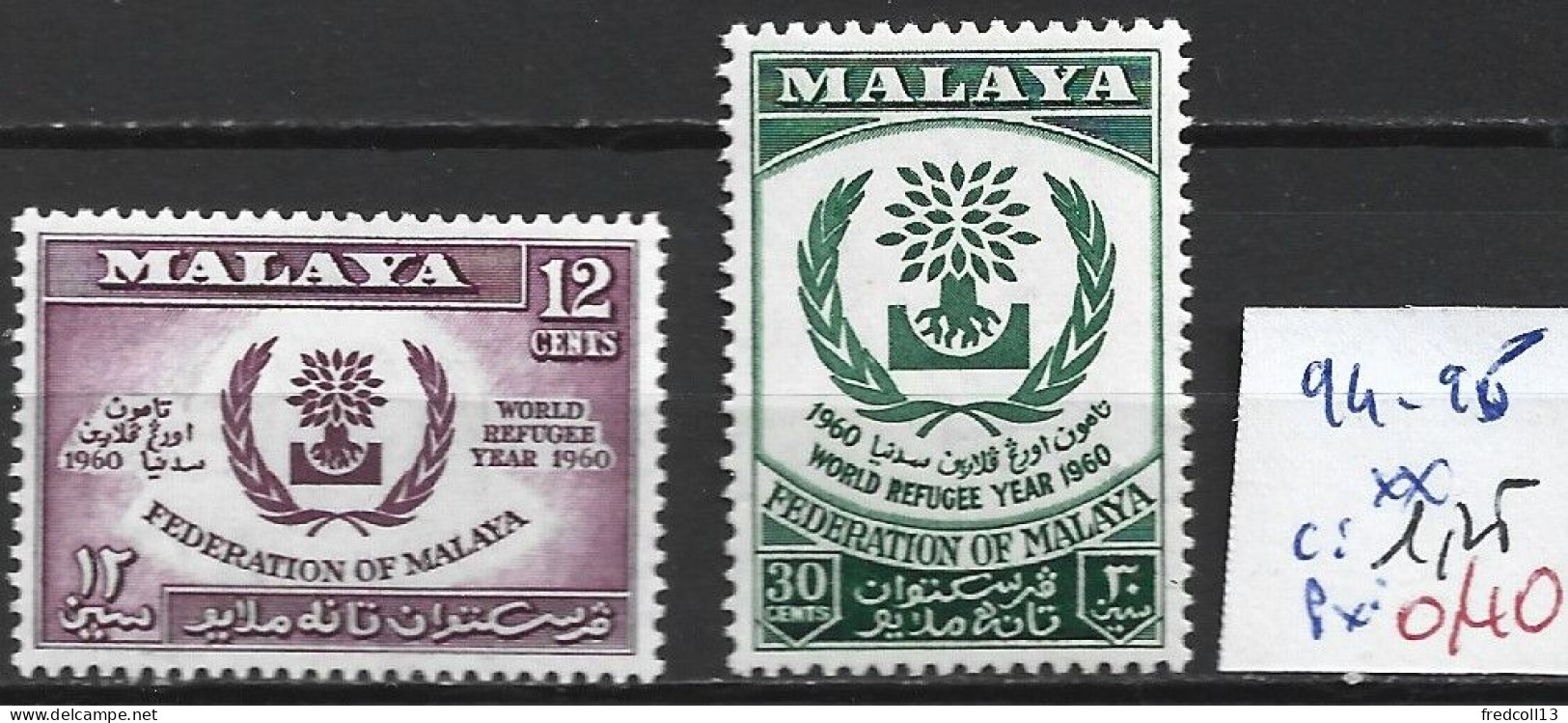 MAKAISIE 94-95 ** Côte 1.25 € - Refugiados