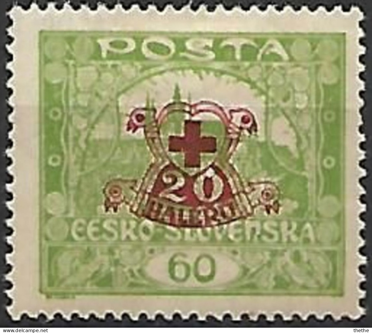 TCHECOSLOVAQUIE - Croix-Rouge - Unused Stamps