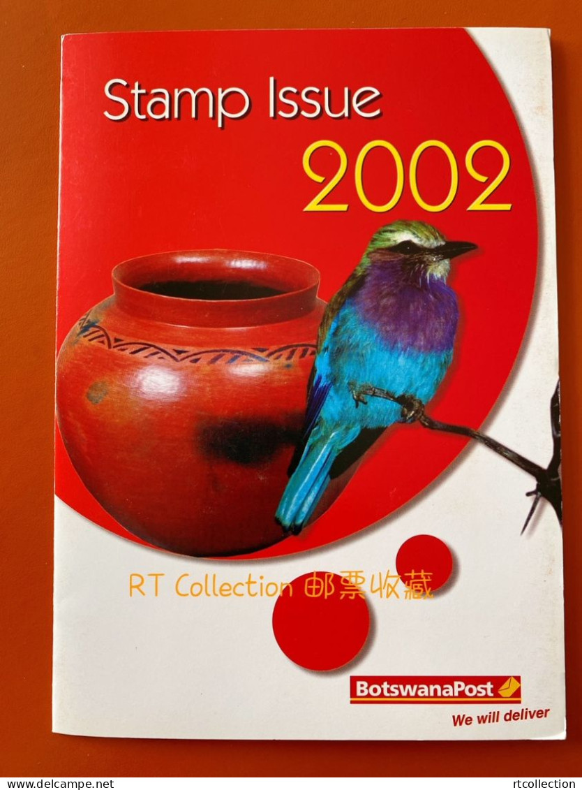 Botswana 2002 Stamp Issues Booklet Wetlands Animals Bird Birds Nature Snake Pottery Royals People Queen Stamps MNH - Botswana (1966-...)
