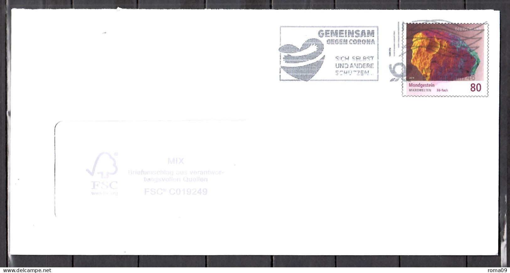 MiNr. USo 506 B, Sonderumschlag, Druckvermerk: 24.07.2020; E-342 - Enveloppes - Oblitérées