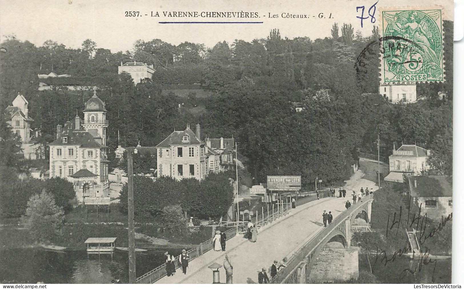 FRANCE - La Varenne Chennevières - Vue Sur Les Côteaux - G.I - Carte Postale Ancienne - Chennevieres Sur Marne