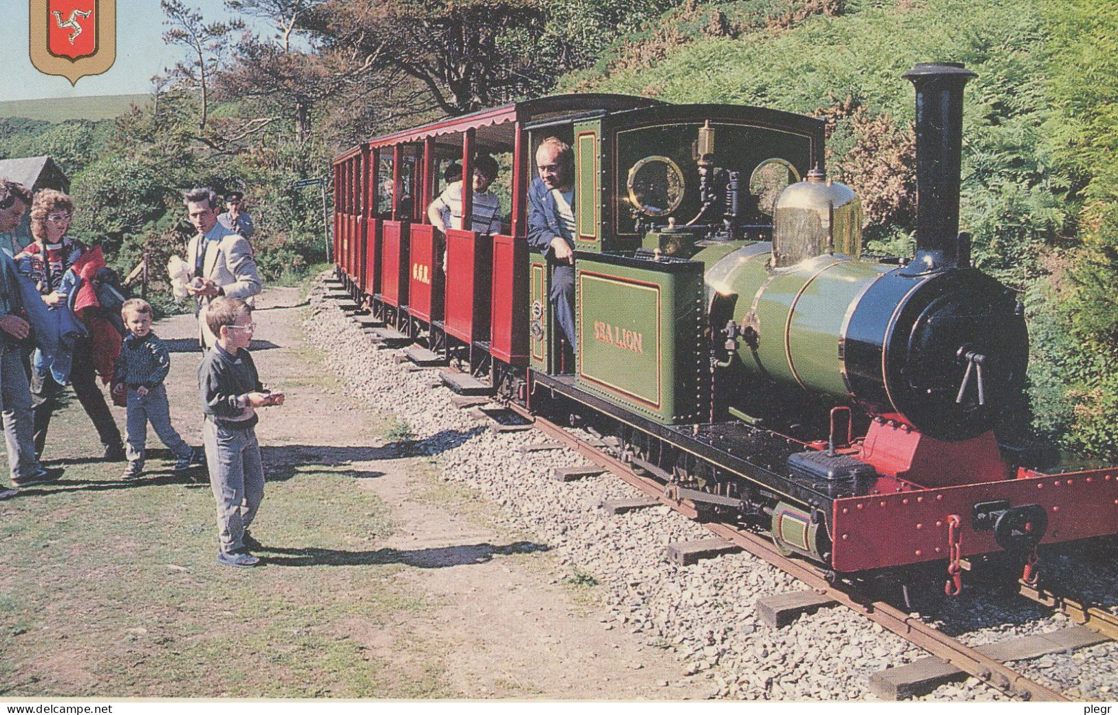 4-GBR03 02 01 - ISLE OF MAN - GROUDLE GLEN RAILWAY - Isle Of Man