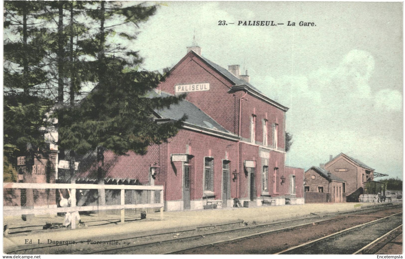 CPA Carte Postale Belgique Paliseul La Gare 1911  VM77223ok - Paliseul