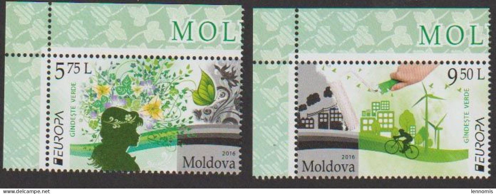 Moldavie Europa 2016 Neuf N°823/824 Ecologie - 2016