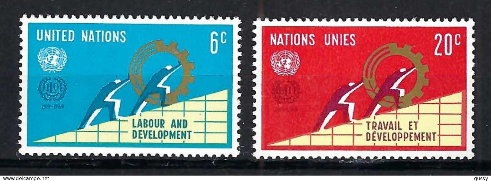 NATIONS UNIES New York Ca.1969: Lot De Neufs** - Nuovi