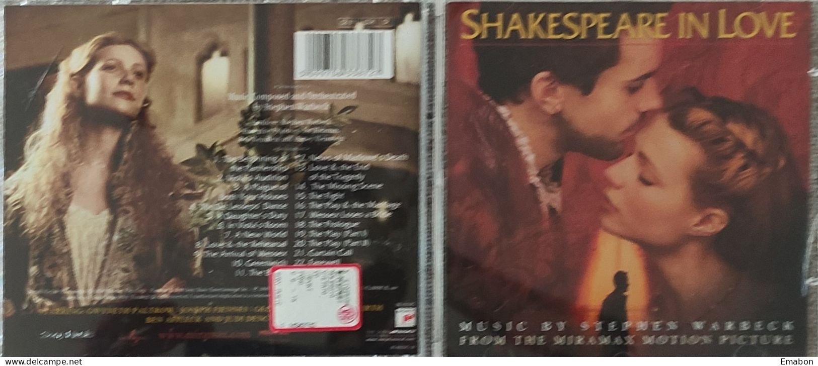 BORGATTA - FILM MUSIC  - Cd  STEPHEN WARBECK - SHAKESPEARE IN LOVE - SONY CLASSICAL 1998 - USATO In Buono Stato - Musique De Films
