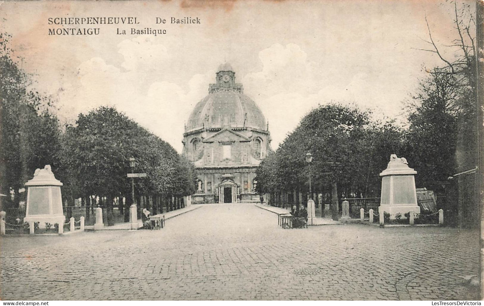 BELGIQUE - Montaigu - Vue Générale De La Basilique - Carte Postale Ancienne - Leuven