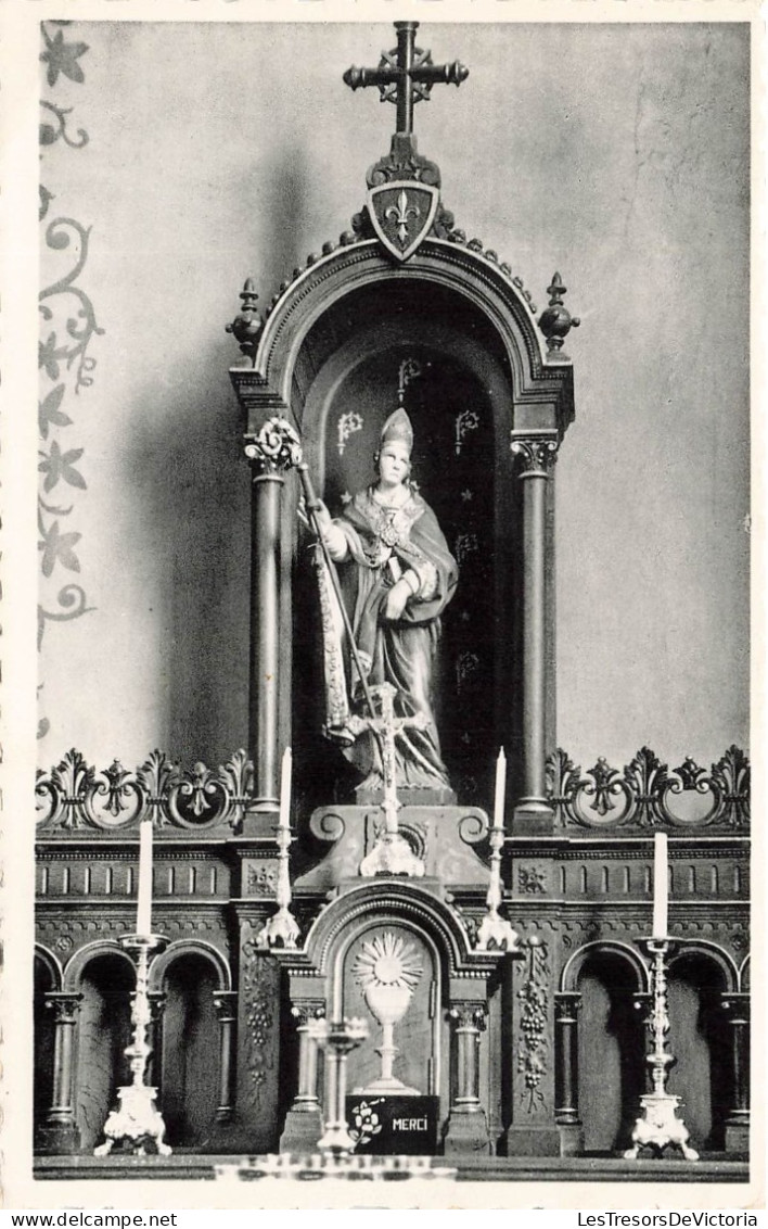 BELGIQUE - Stokrooie - Vue Dans L'église - Statue Miraculeuse De St Amand - Carte Postale Ancienne - Hasselt