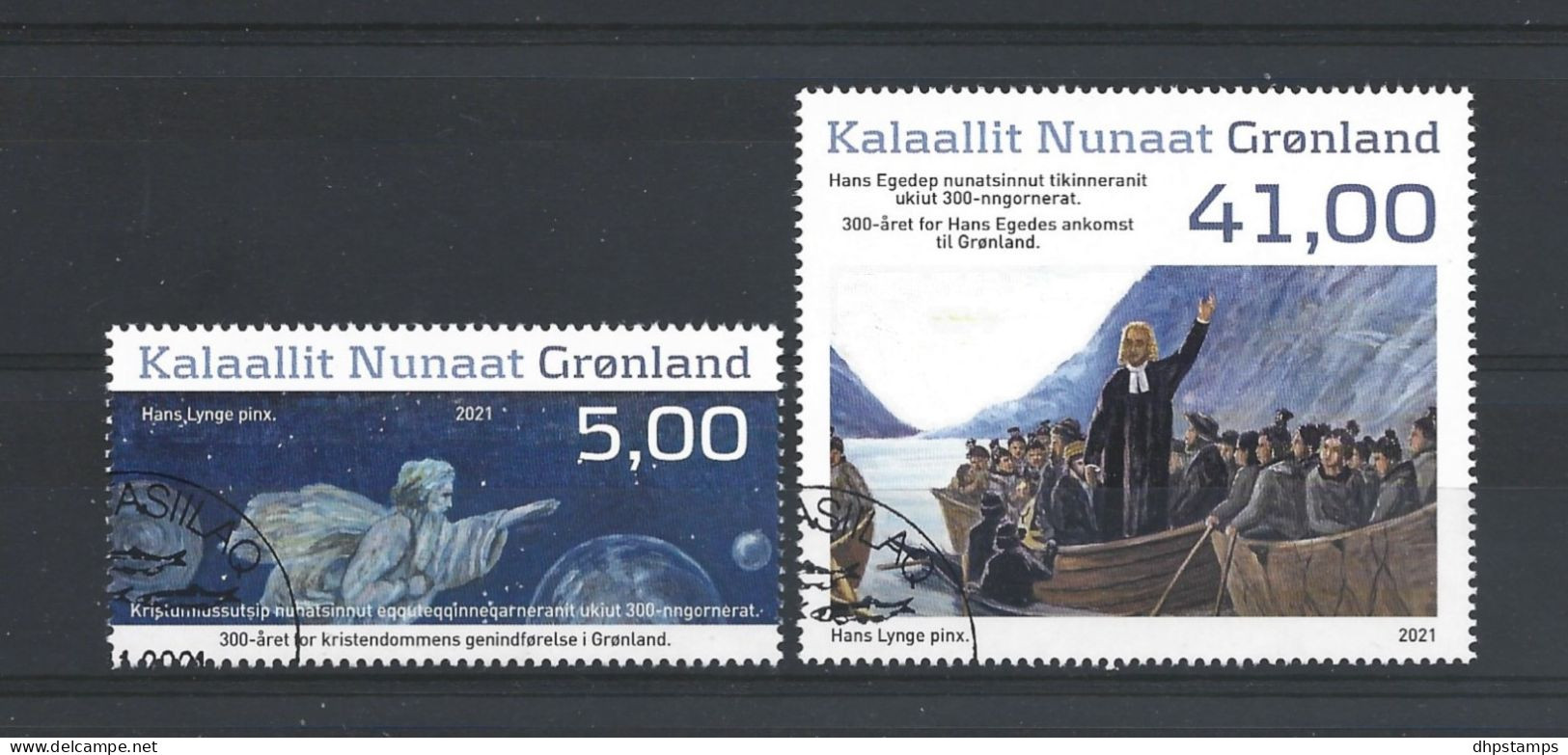 Greenland 2021 300 Y. Christianity Y.T. 849/850 (0) - Used Stamps