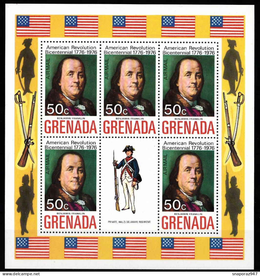 1975 Grenada Military Set MNH** 001-14 - Onafhankelijkheid USA