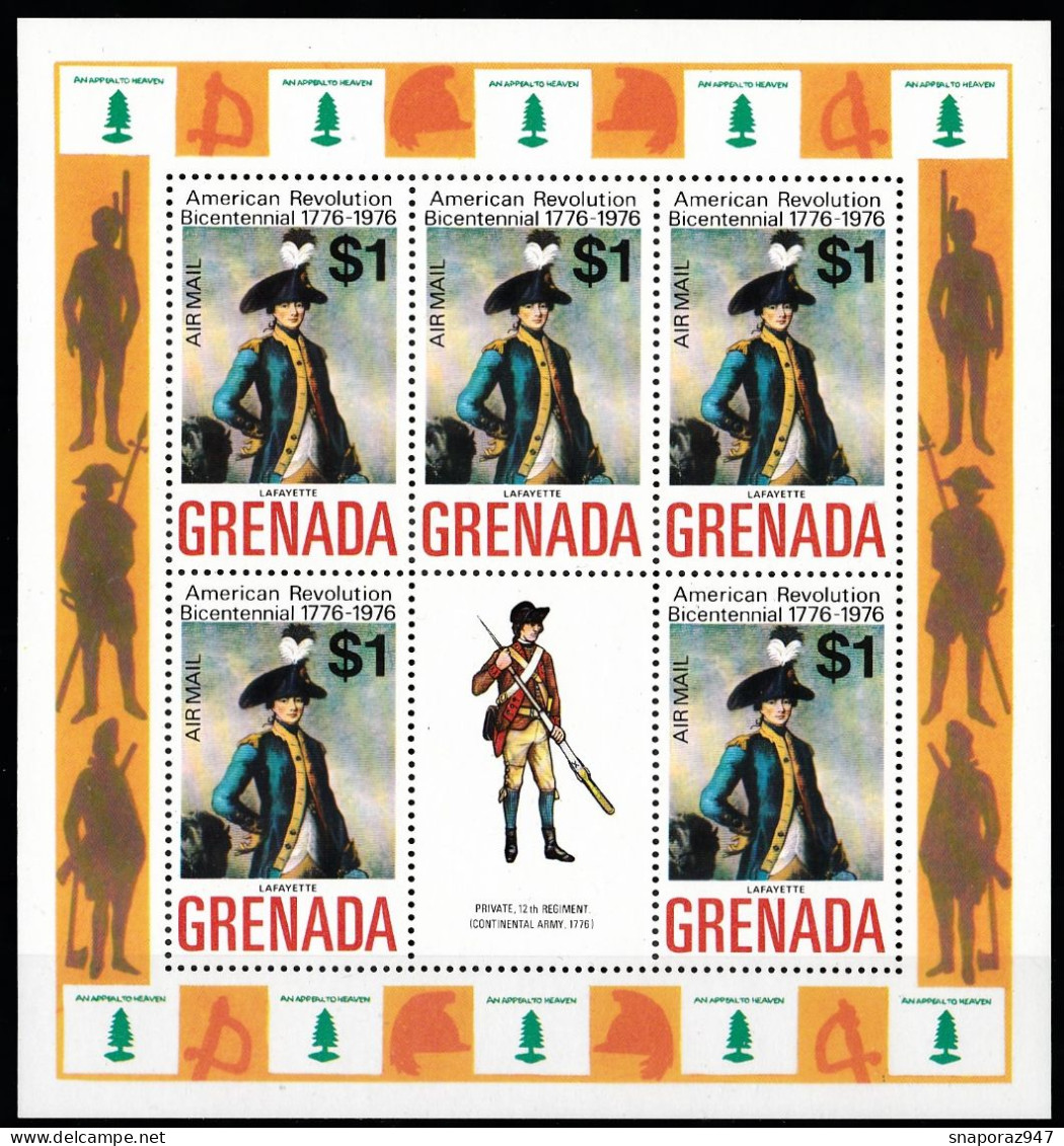 1975 Grenada Military Set MNH** 001-14 - Onafhankelijkheid USA