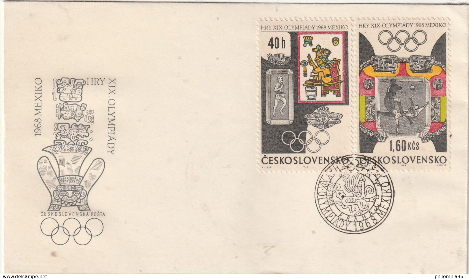 CZECHOSLOVAKIA FDC 1968 - FDC