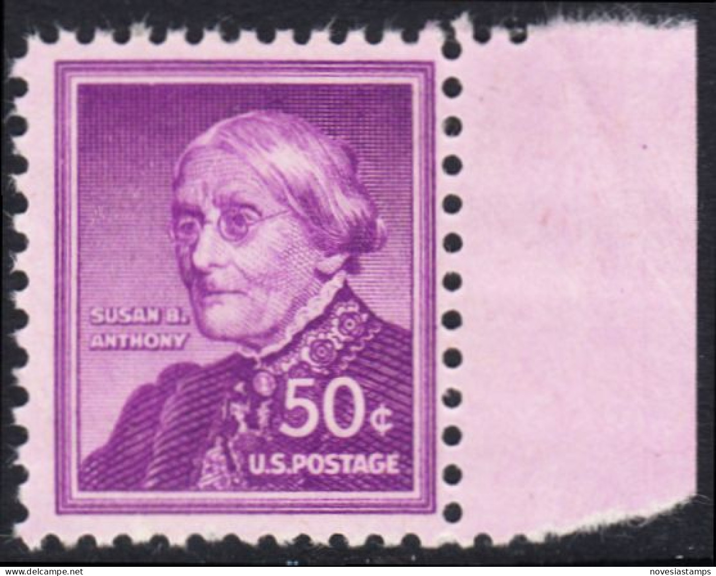 !a! USA Sc# 1051 MNH SINGLE W/ Right Margin - Liberty Issue: Susan B. Anthony - Nuovi