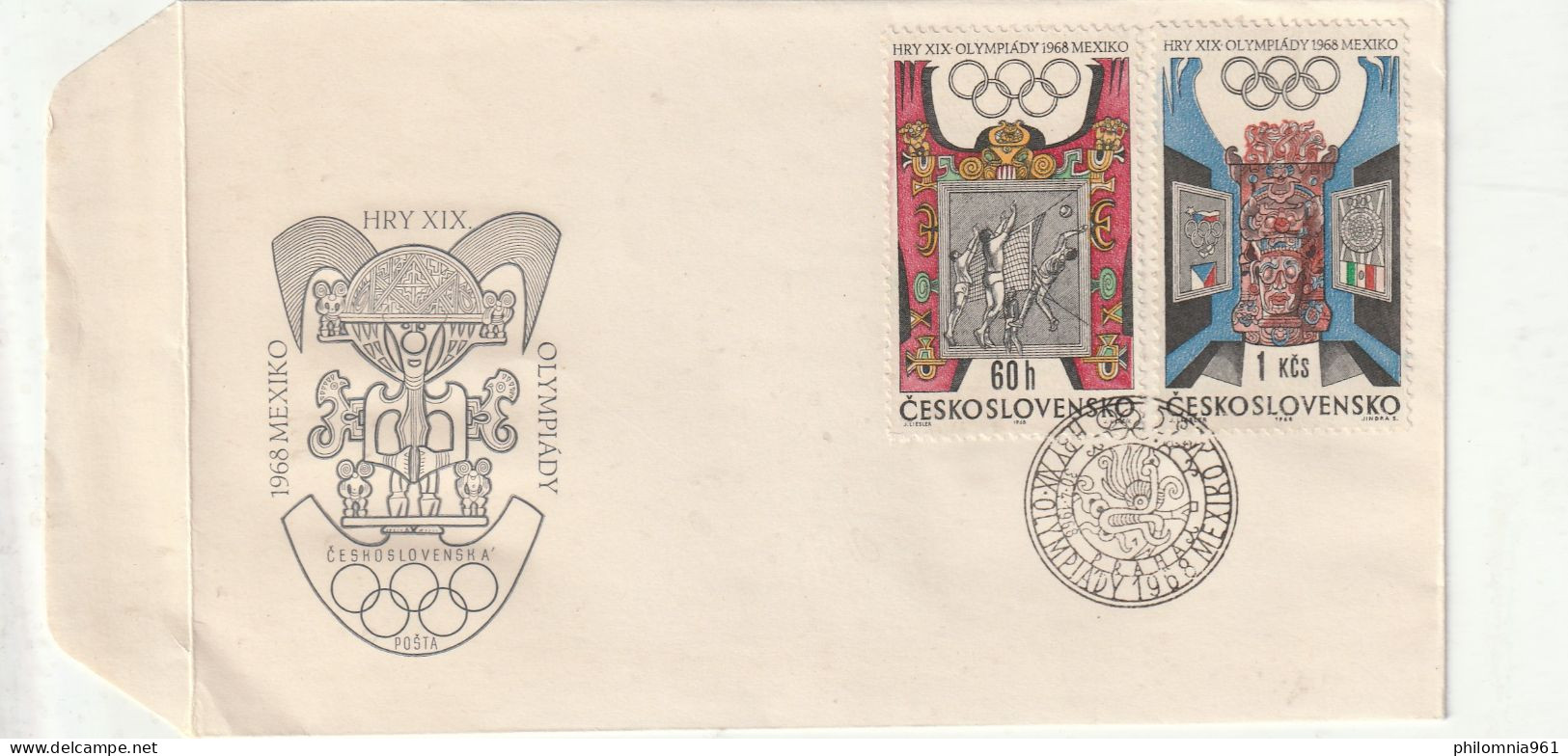 CZECHOSLOVAKIA FDC 1968 - FDC