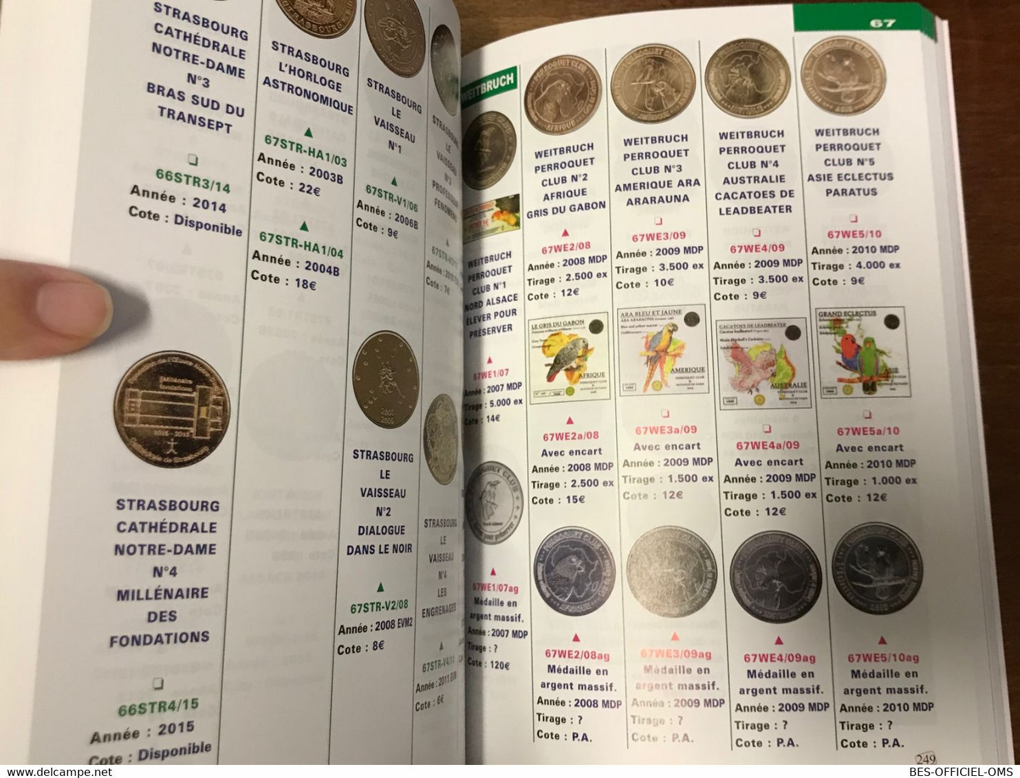 CATALOGUE L'OFFICIEL DES MEDAILLES SOUVENIR MONNAIE DE PARIS DE 1998 À 2016 JETON TOURISTIQUE MEDALS COINS TOKENS - Other & Unclassified