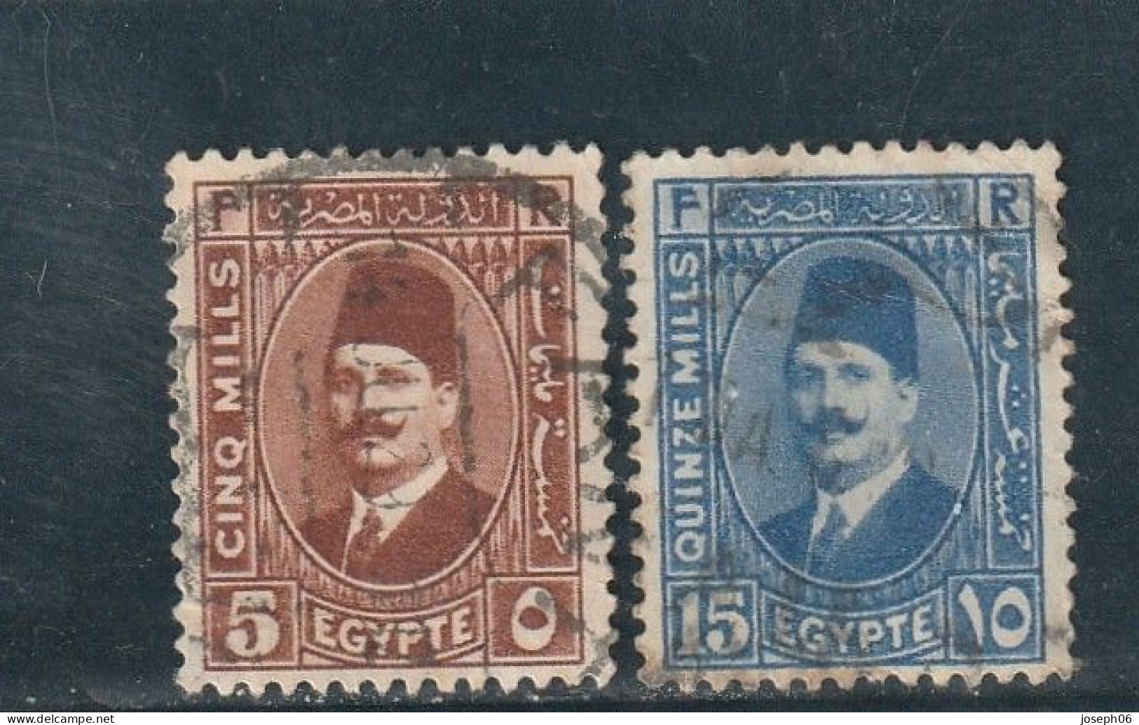 EGYPTE    1927-32  Y.T. N° 118  à  130  Oblitéré  122  124 - Used Stamps