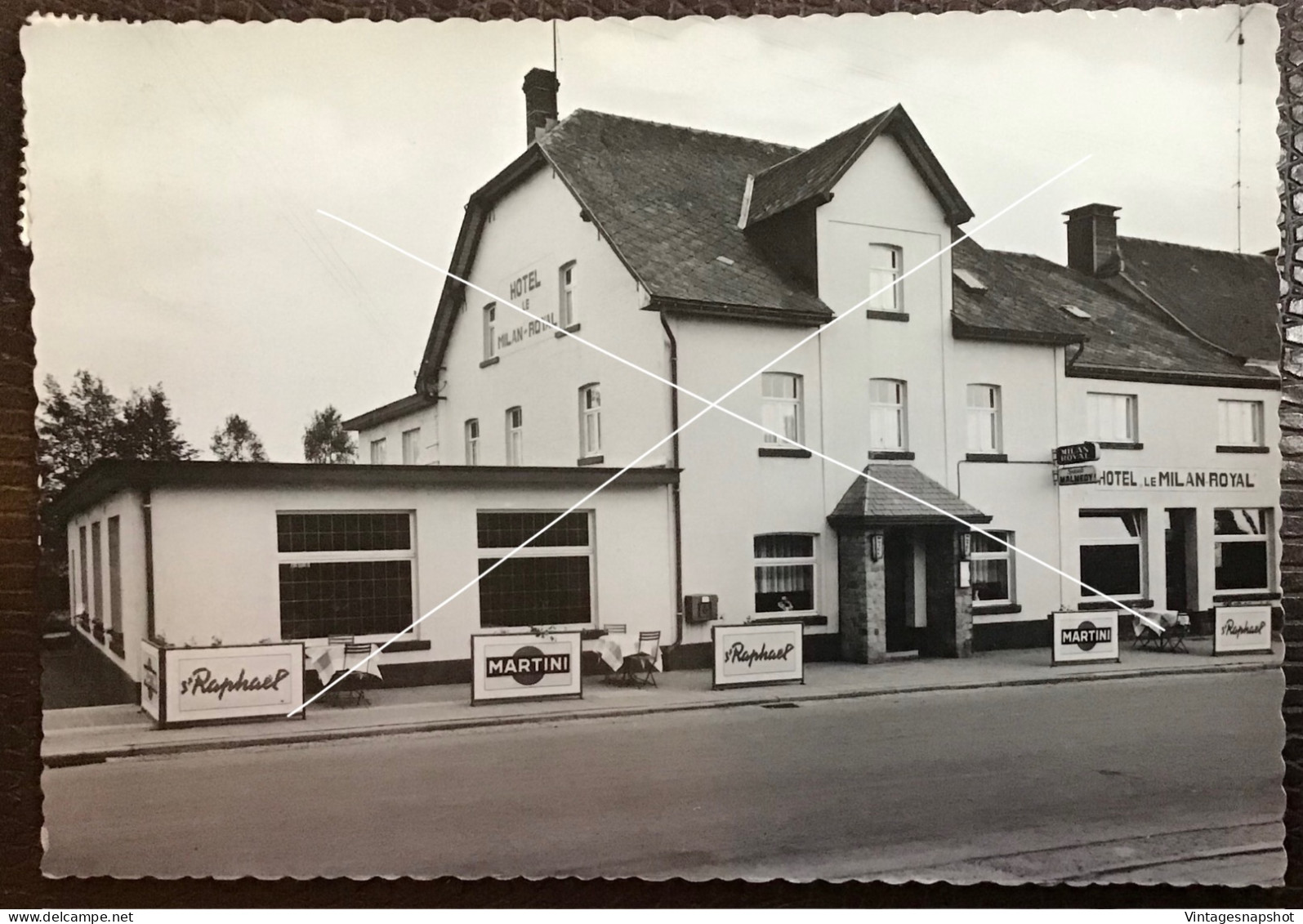 ROBERTVILLE Hôtel Le Milan Royal Pub Spécial Malmédy St-Raphael Martini CP édit. Lander Postée En 1969 - Weismes