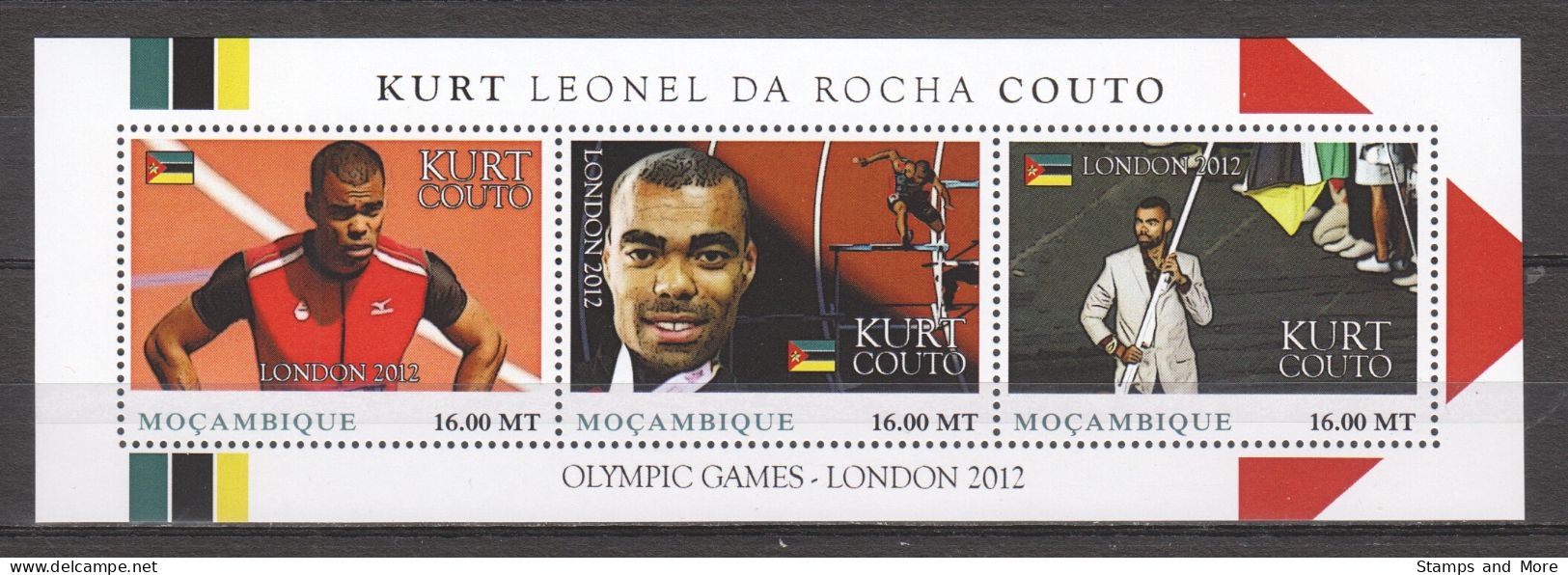 SUMMER OLYMPICS LONDON 2012 KURT COUTO - Set Of 2 MNH Sheets - Verano 2012: Londres