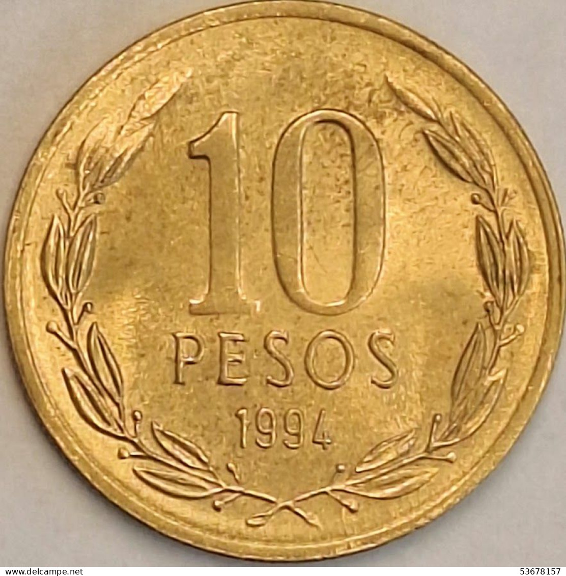 Chile - 10 Pesos 1994, KM# 228.2 (#3441) - Chili