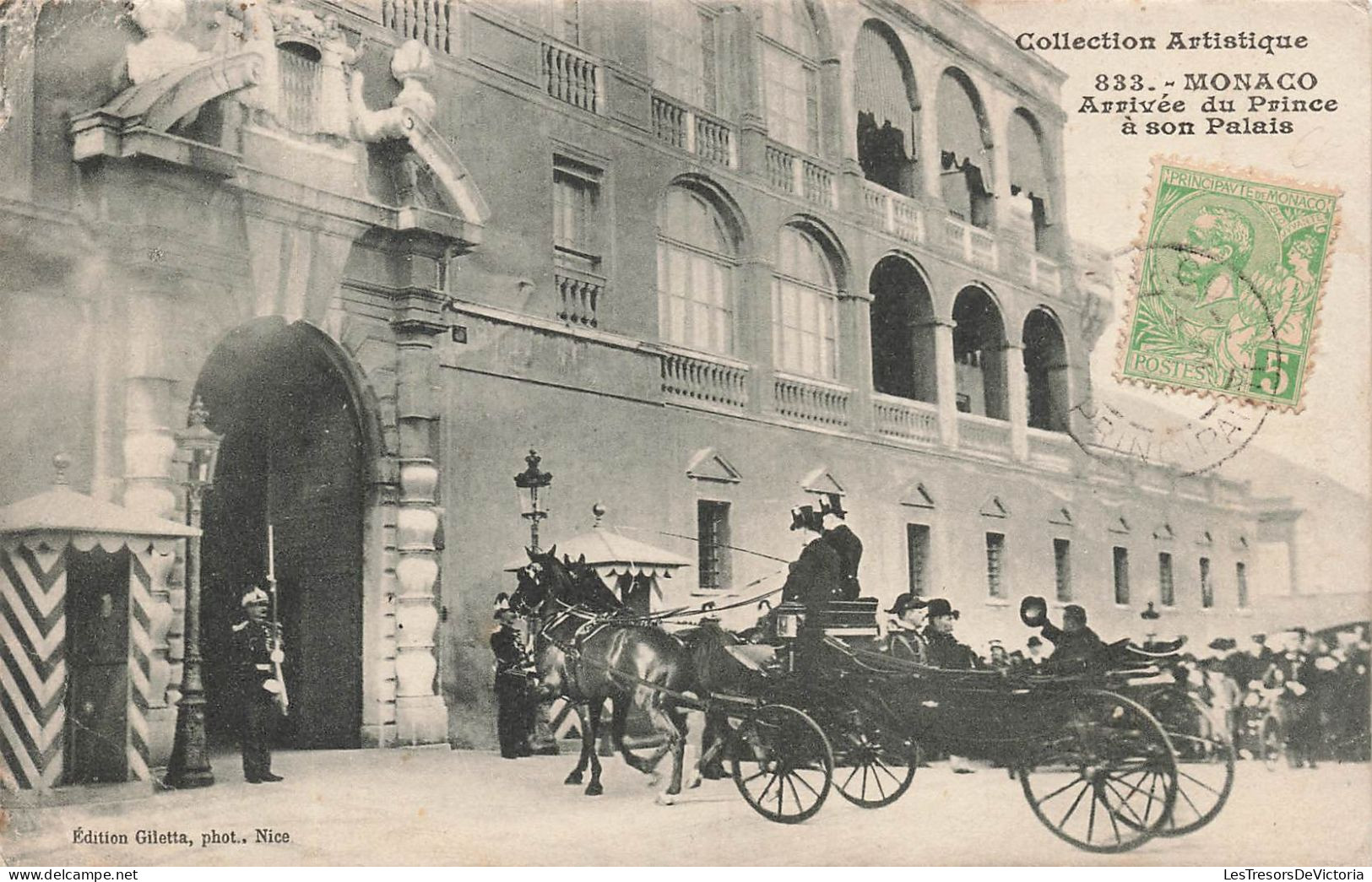 MONACO - Arrivée Du Prince à Son Palais - Collection Artistique - Carte Postale Ancienne - Autres & Non Classés