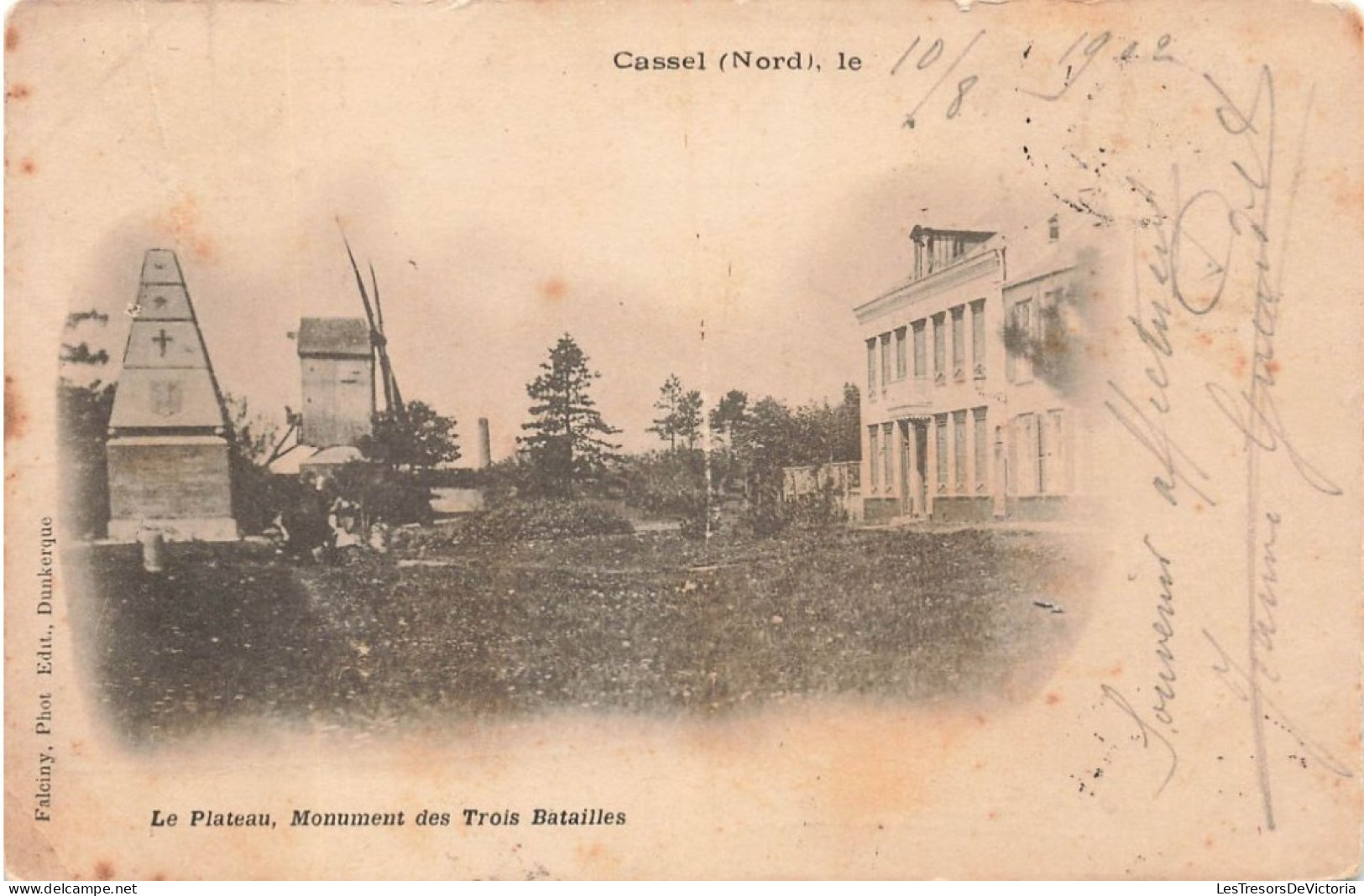 FRANCE - Cassel (Nord) - Le Plateau - Monument Des Trois Batailles - Dos Non Divisé - Carte Postale Ancienne - Cassel