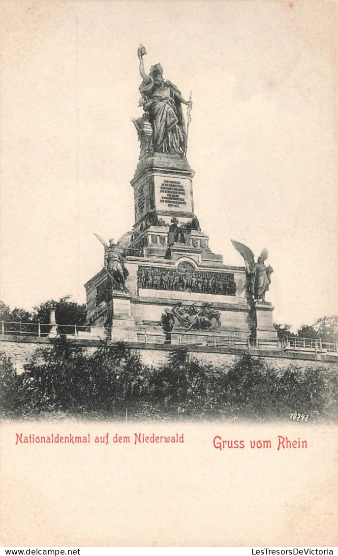 ALLEMAGNE - Gruss Aus Rhein - Nationaldenkmal Auf Dem Niederwald - Carte Postale Ancienne - Rheingau