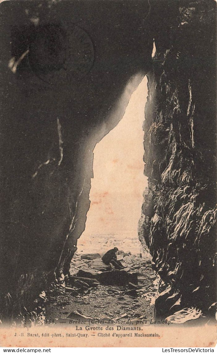 FRANCE - Bréhec (Côtes Du Nord) Près Lanloup - La Grotte Des Diamants - Carte Postale Ancienne - Other & Unclassified