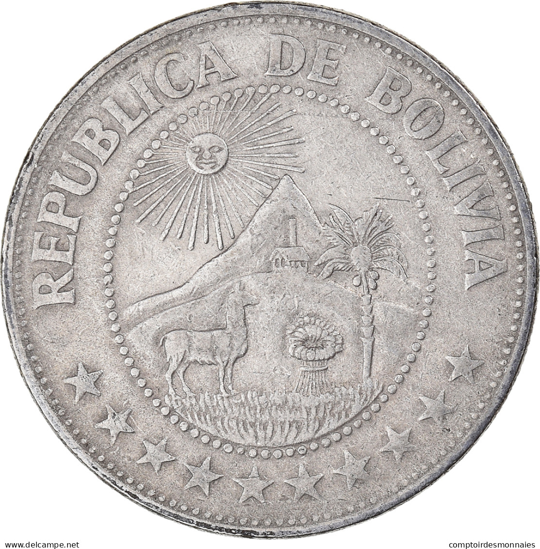 Monnaie, Bolivie, Peso Boliviano, 1969 - Bolivia