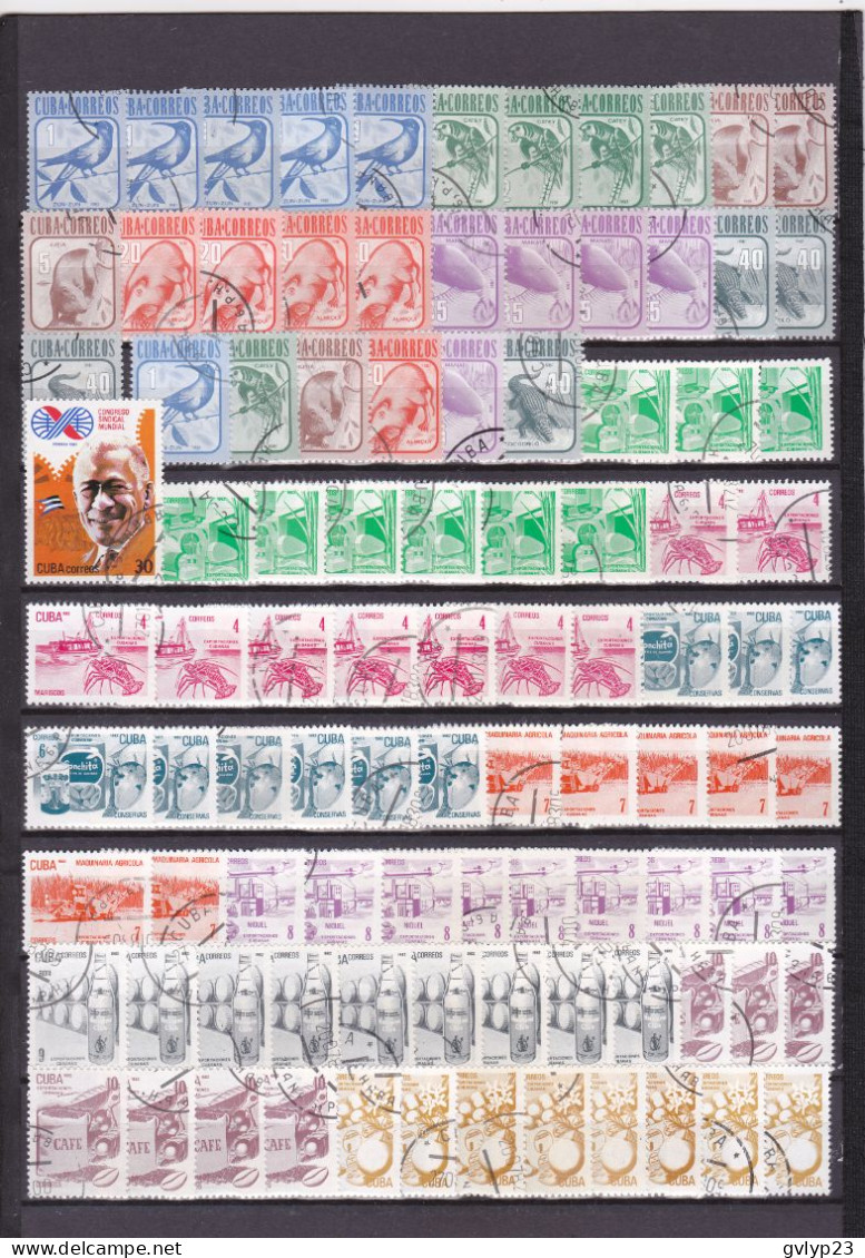 UN LOT DE 199 TIMBRES NEUFS**, NEUFS*, NSG, OBLITéRéS DONT MULTIPLES - Lots & Serien