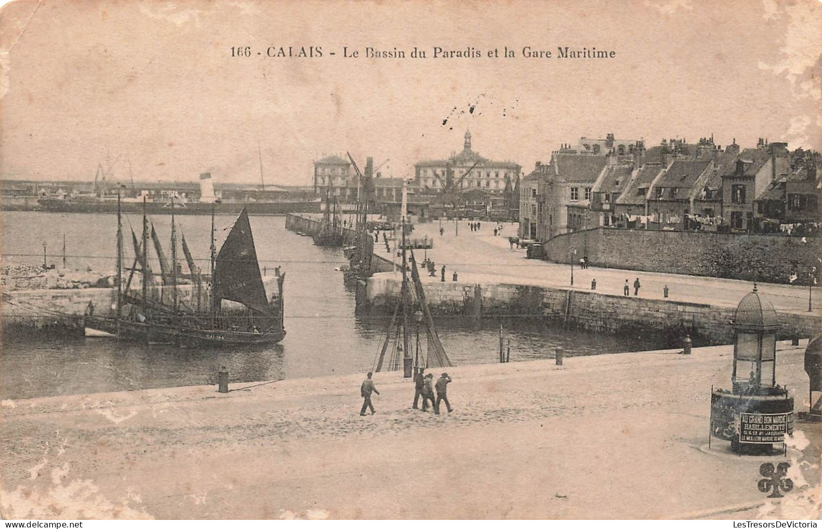 FRANCE - Calais - Le Bassin Du Paradis Et La Gare Maritime - Carte Postale Ancienne - Calais
