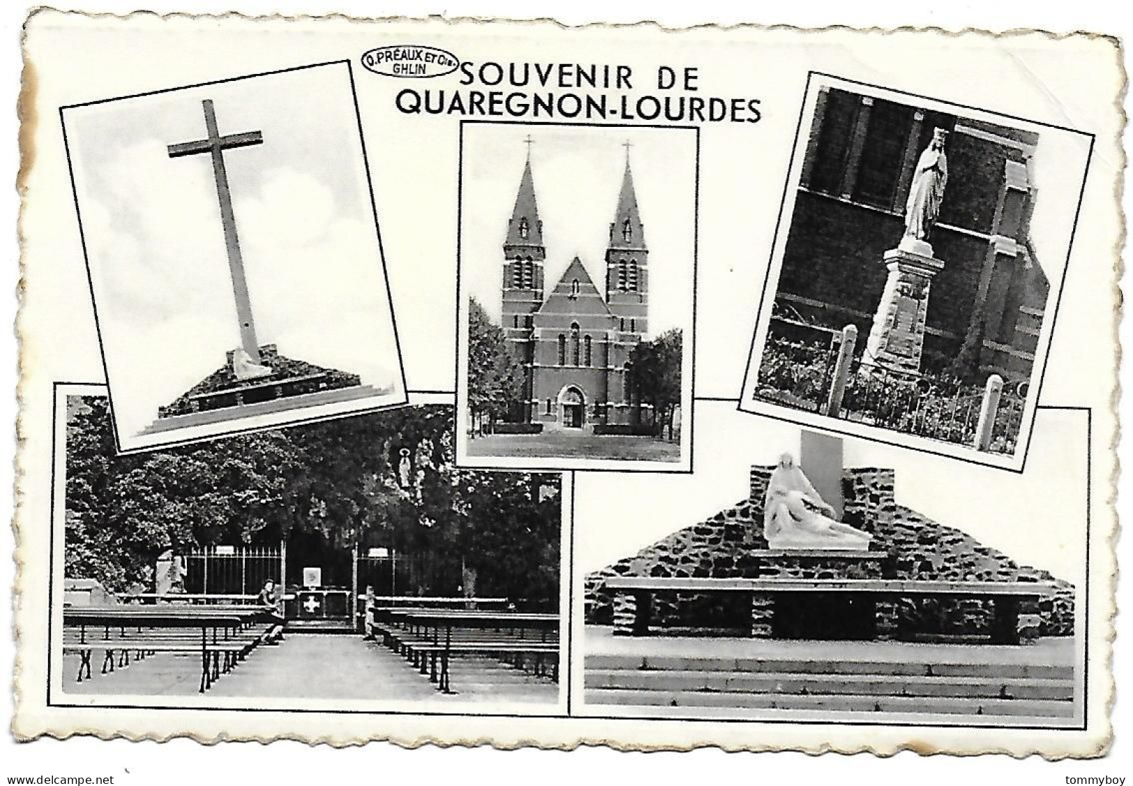 CPA Souvenir De Quaregnon-Lourdes (lower Condition) - Quaregnon